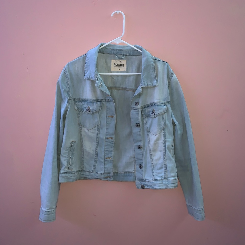 Light-Wash Denim Jacket